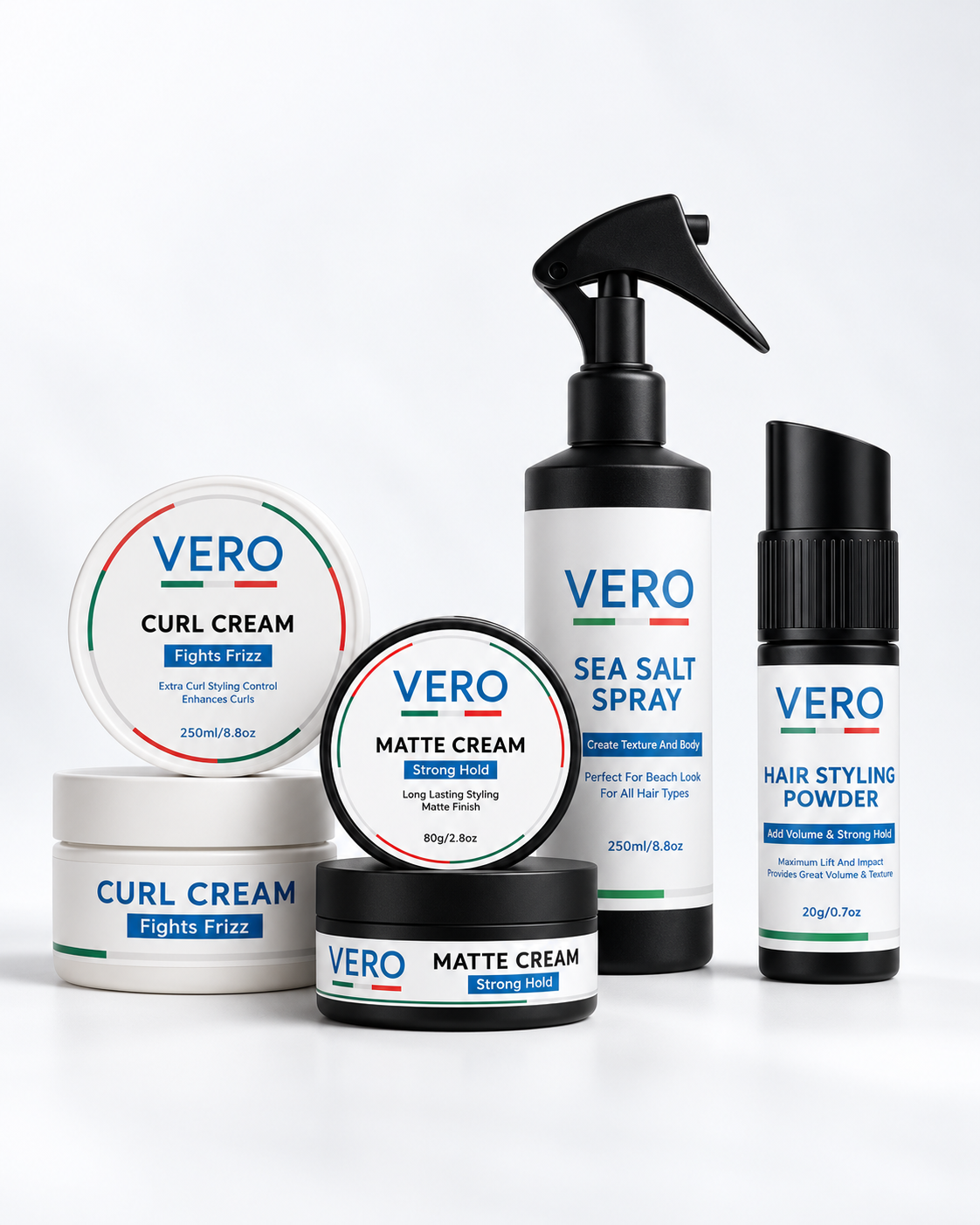 VERO Complete Styling Bundle - all four styling products